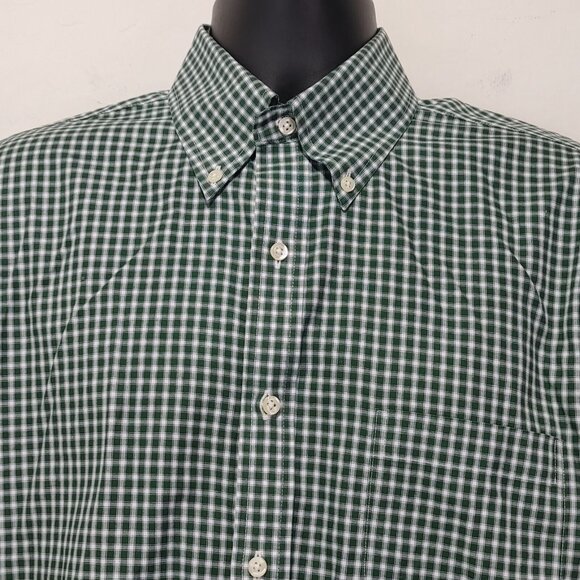 Brooks Brothers Non Iron 15½-33 Regent Fit Dress Shirt Men's Green - Picture 2 of 6
